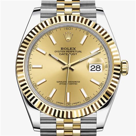 rolex datejust acciaio e oro cciale oyster|orologio datejust 41.